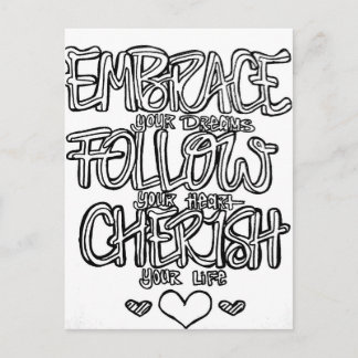 Colour your own postcard