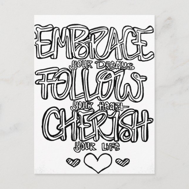 Colour your own postcard (Front)