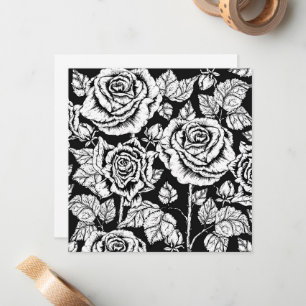 Colour Your Own Roses Card