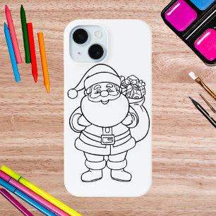 Colour Your Own Santa Claus iPhone / iPad case