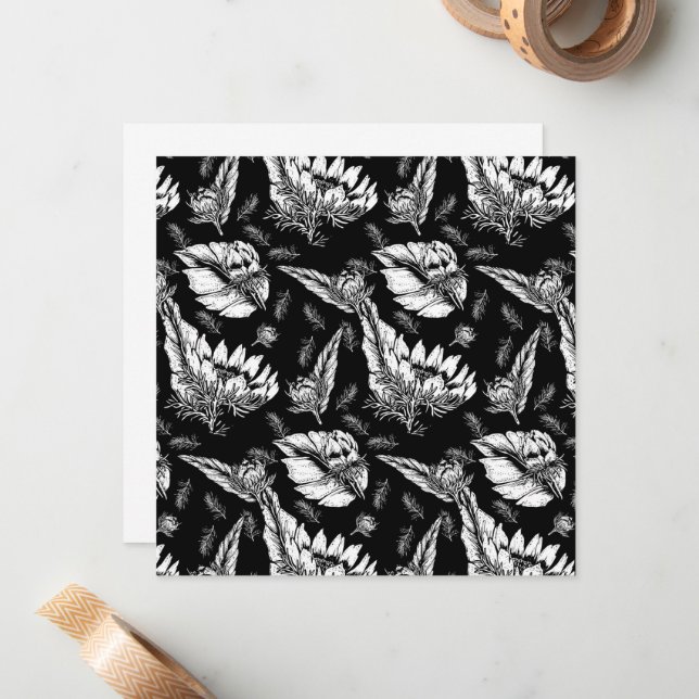 Colour Your Own Sunflowers Card (Front/Back In Situ)