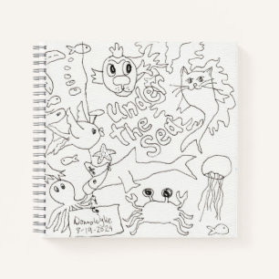 Colour Your Own -"Under the Sea" Notebook