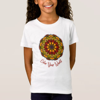 Colour Your World Mandala Children's  T-Shirt