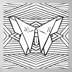 Colour Yourself or Hanging as a Black & White Art Poster