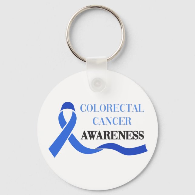 Colourectal Cancer Awareness Key Ring (Front)