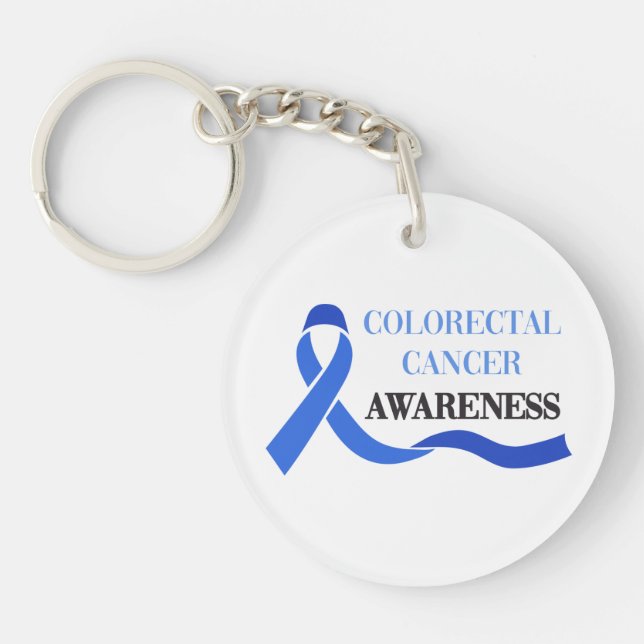Colourectal Cancer Awareness Key Ring (Front)