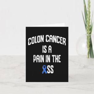 Colourectal Cancer Awareness Tees Colon Cancer Awa Card