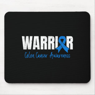 Colourectal cancer warrior colon cancer awareness mouse mat