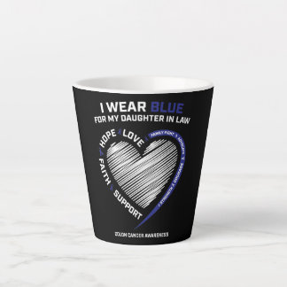Colourectal Daughter In Law Colon Awareness Latte Mug