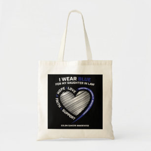 Colourectal Daughter In Law Colon Awareness Tote Bag