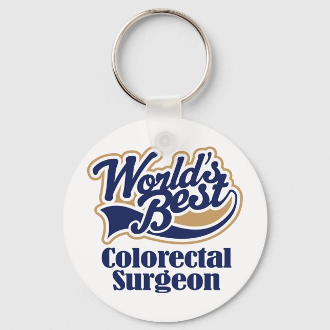 Colourectal Surgeon Gift Key Ring (Front)