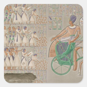 Coloured base reliefs from the south gallery of th square sticker