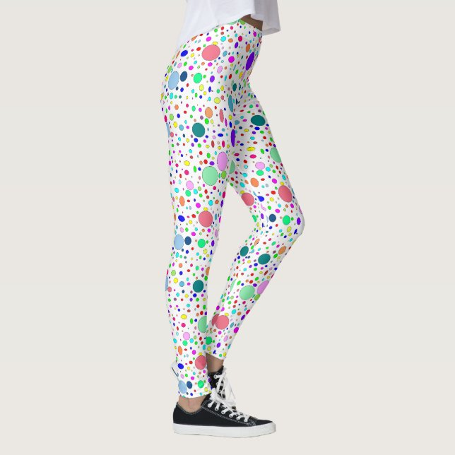 Coloured Bubbles Leggings (Right)