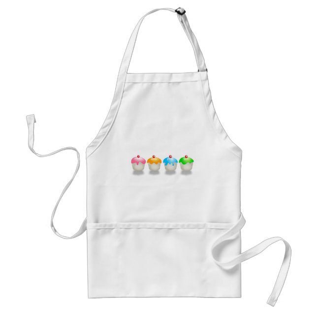 Coloured Buns Standard Apron (Front)