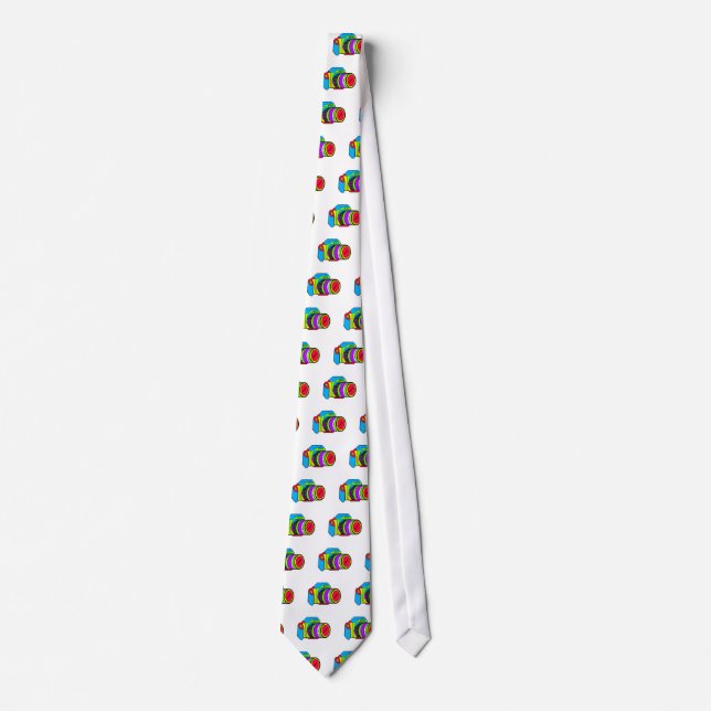 Coloured Camera Tie (Front)