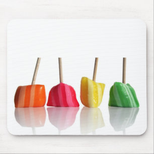 Coloured candies mouse mat