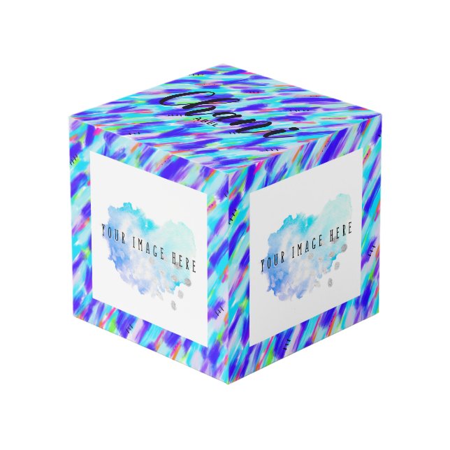 Coloured Chaos Cube (Front Angled)