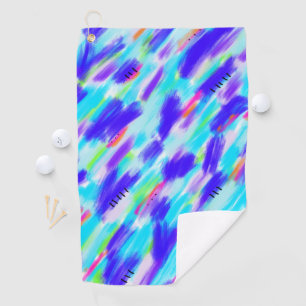 Coloured Chaos Golf Towel
