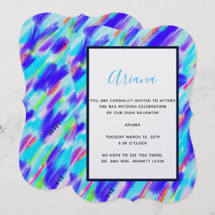 Coloured Chaos Invitation