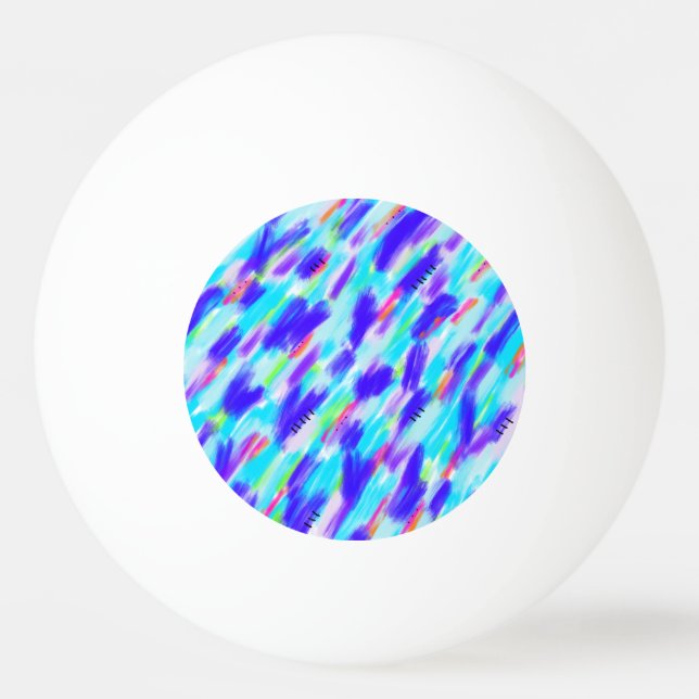 Coloured Chaos Ping Pong Ball (Front)