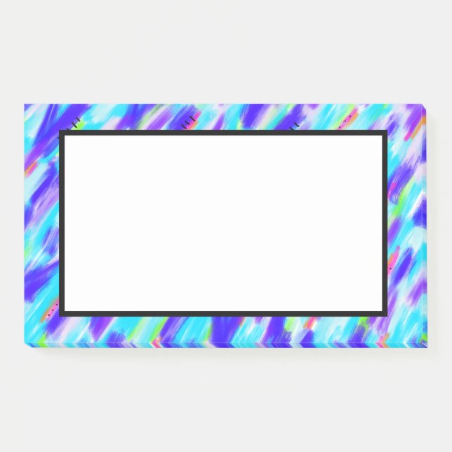 Coloured Chaos Post-it Notes (Front)
