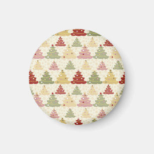 Coloured Christmas tree Magnet