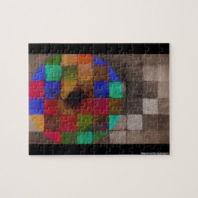 coloured circle jigsaw puzzle (Horizontal)