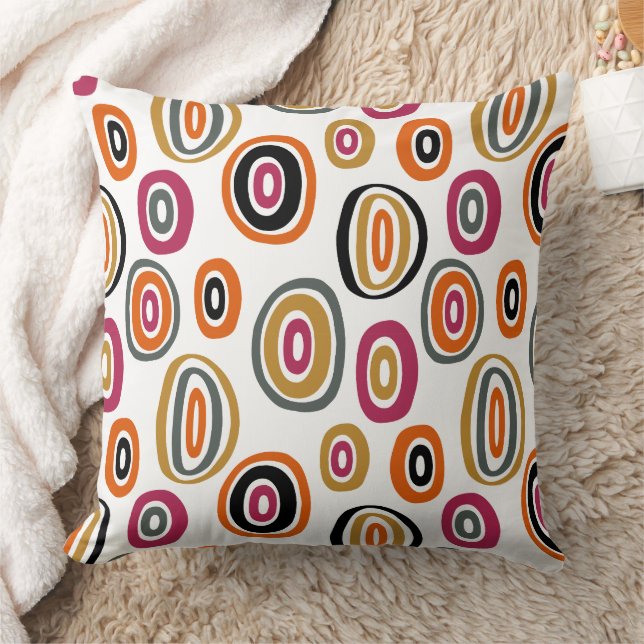  coloured circles, geometric abstract art  cushion (Blanket)