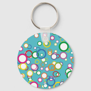 Coloured Circles Key Chain