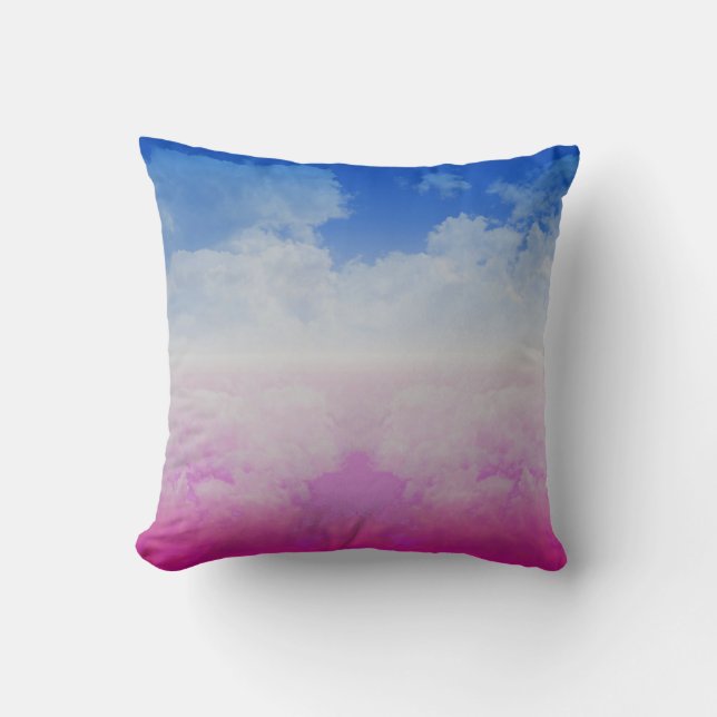 Coloured Clouds Two Cushion (Front)
