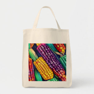 Coloured Corn Tote Bag