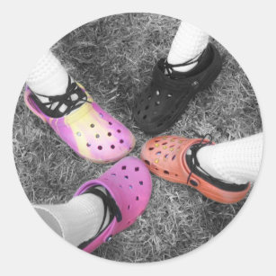 Coloured Crocs & Soft Shoes Sticker