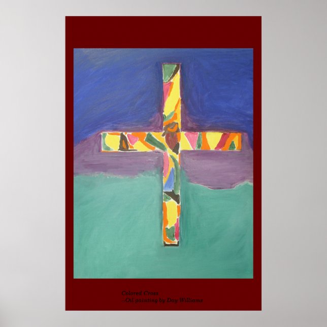 Coloured Cross Poster (Front)