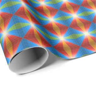 Coloured Cube Wrapping Paper