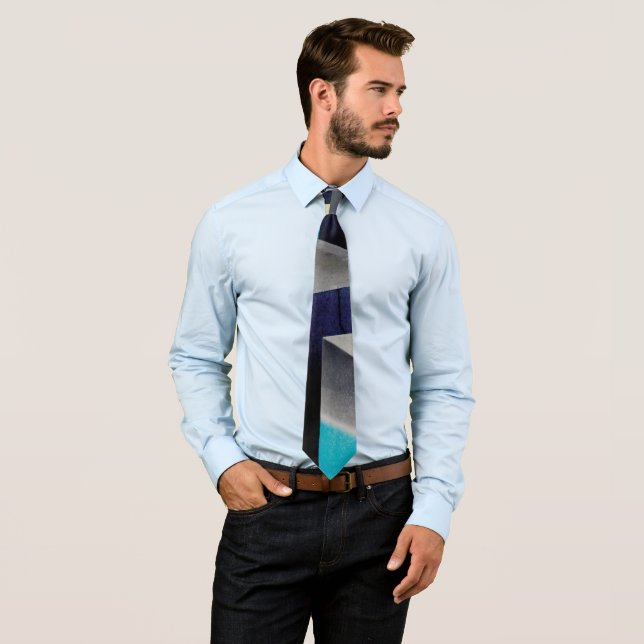 Coloured cubes tie (In Situ)