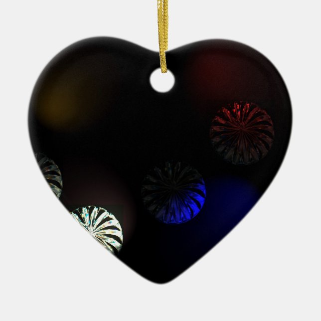 Coloured Cystal Imager Ceramic Tree Decoration (Front)