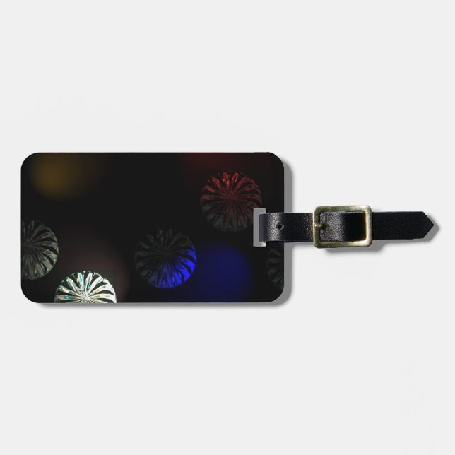 Coloured Cystal Imager Luggage Tag (Front Horizontal)