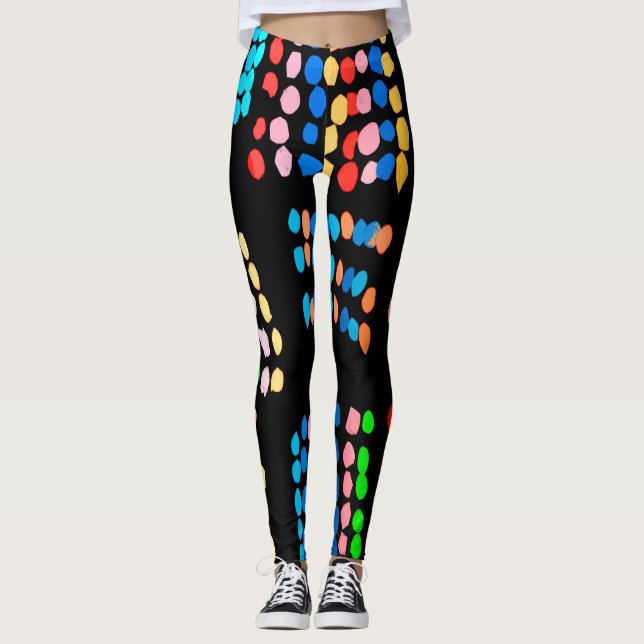 Coloured dots leggings (Front)