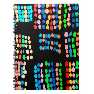 Coloured dots notebook