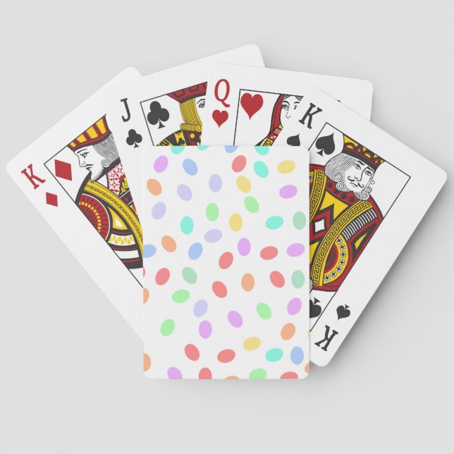 Coloured dots playing cards (Back)