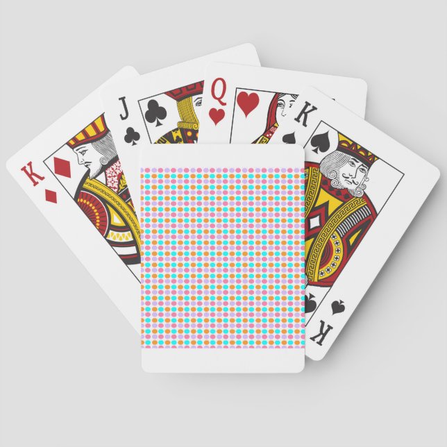Coloured Dots Playing Cards (Back)