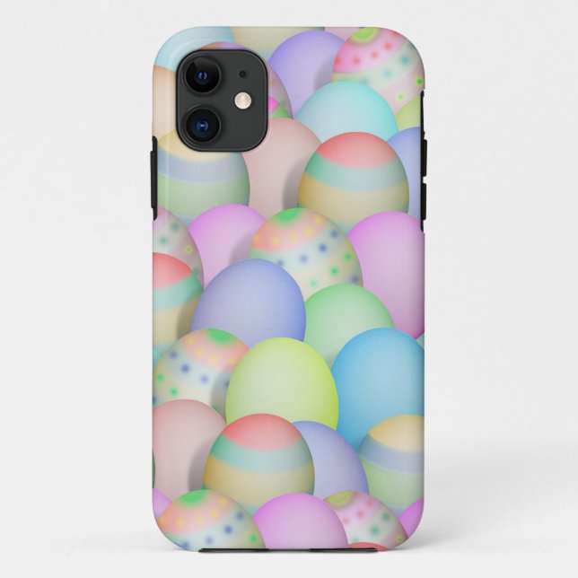 Coloured Easter Eggs Background Case-Mate iPhone Case (Back)