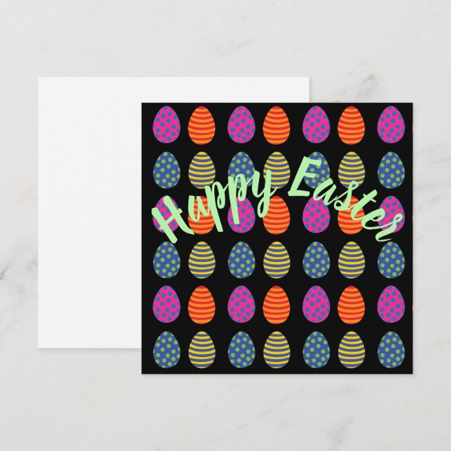 Coloured Easter Eggs Pattern (Front/Back)