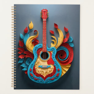 Coloured Fantasy Guitar Planner