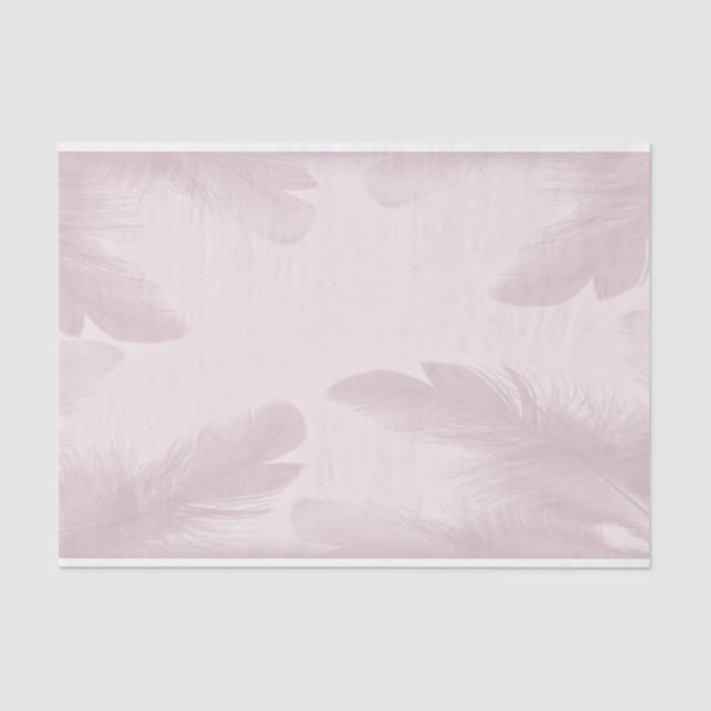 Coloured Feathers Tissue Paper (Front)