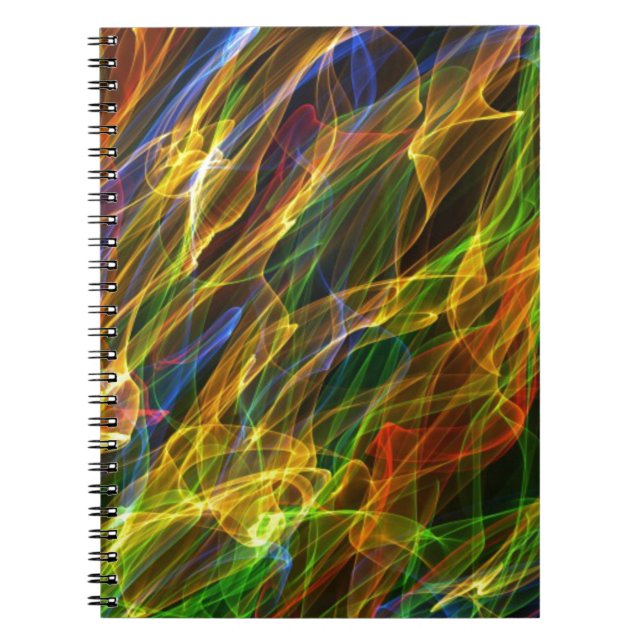 Coloured Flames Notebook (Front)