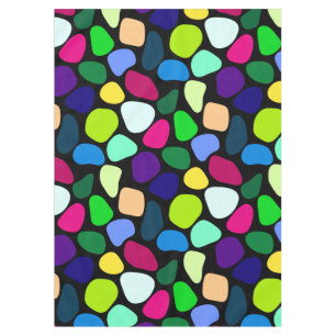 Coloured Flat Stone Mosaic I + your ideas Tablecloth