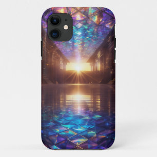 Coloured glass ceiling and floor iPhone 11 case