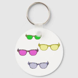 Coloured Glasses Keychains