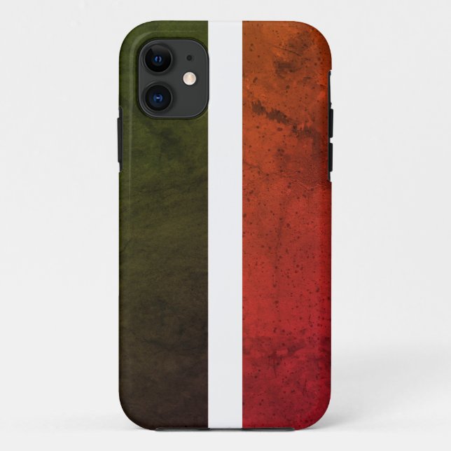 Coloured  green and orange Case-Mate iPhone case (Back)
